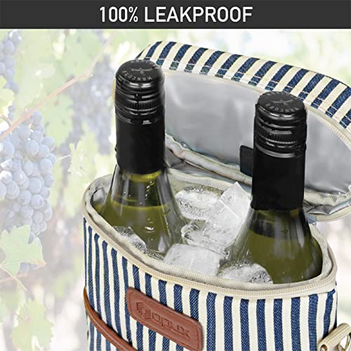 2 Bottle Wine Carrier Tote