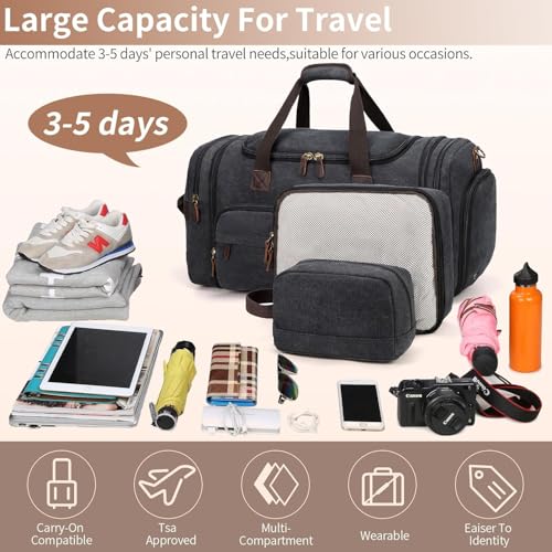 Mens Duffle Bag for Travel (3 Count)