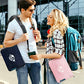 Compact 2-in-1 Travel Blanket Pillow for Airplane Flight, Navy Blue