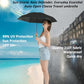Small Compact Travel Umbrella with UV Protection for Sun & Rain
