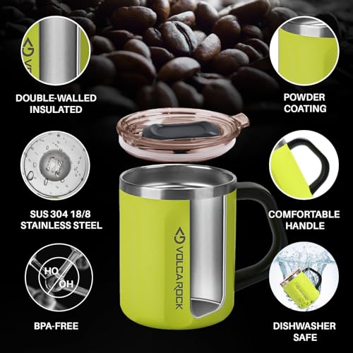 Coffee Mug with Handle and Lid