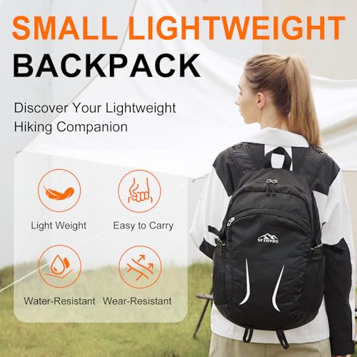 Small Hiking Backpack 35L Travel Lightweight Hiking Packable Daypack Water