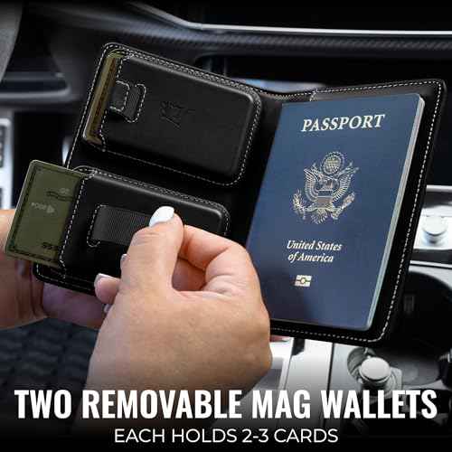 Passport Wallet with AirTag Holder