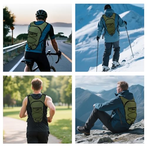 Lightweight Hydration Backpack 2L Water Bladder Pack