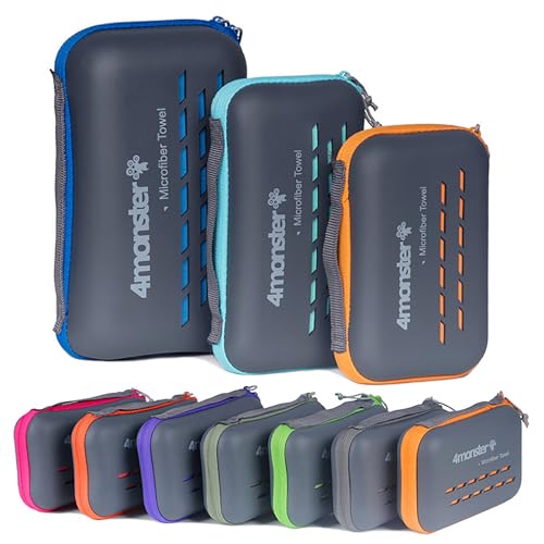Quick Dry Travel Towel with Case & Carabiner