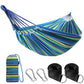 Cotton Camping Hammock Portable with Tree Straps Holds 660lbs