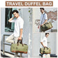 50L Canvas Duffle Bag for Travel Weekend Gym Overnight Carry