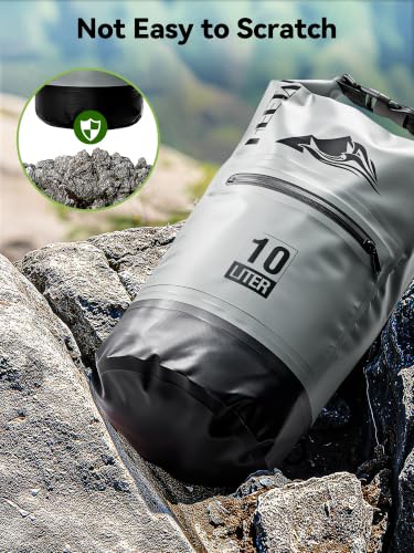 Waterproof Dry Bag Backpack with Zippered Pocket