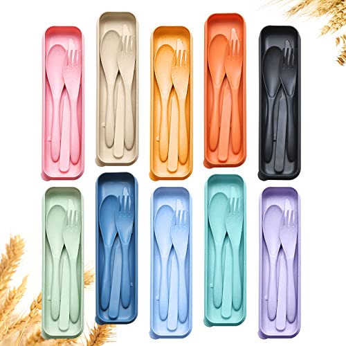 Reusable Travel Utensils Set with Case (30 Count)