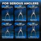 Titanium Fishing Pliers 6.5'' with Side Cutters
