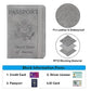 Premium Leather Passport Holder Covers Case
