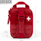 My Medic Sidekick Pro - Camping Hiking and Backpacking First Aid Kit - 70 Items with Tourniquet - HSA and FSA Eligible - Small Ifak Great for Travel or Motorcycle - Portable Emergency Kit – Red