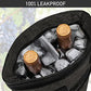 Two Bottle Wine Bag Carrier Insulated Leakproof 2 Wine Cooler Charcoal