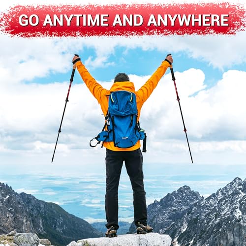 Durable 7075 Aluminum Trekking Poles (2 Count)