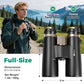 12x42 Binoculars for Adults High Powered Waterproof with Large View