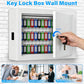 75 Keys White Key Lock Box Wall Mount with Key Tags & Numbered Hooks