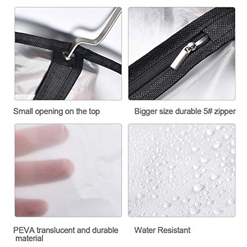 Hanging Garment Bag Suit Bags for Closet Storage (12 Count)