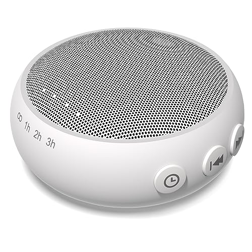 Small Sound Machine Mini White Noise Machine for Baby Kids Adult with 32 Soothing Sounds 32 Volume Levels Sleep Brown Noise Machine for Travel Office Privacy with 4 Timer & Memory