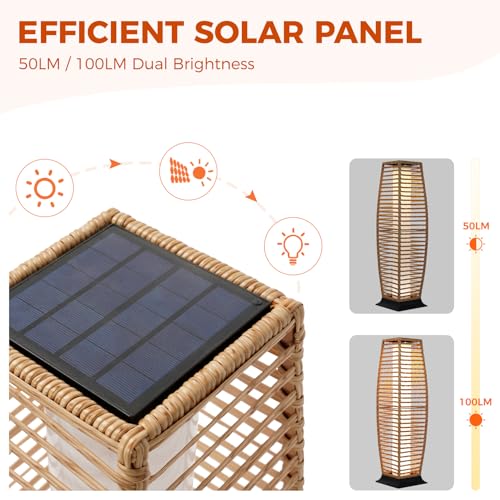 Outdoor Floor Lamp Solar Lantern