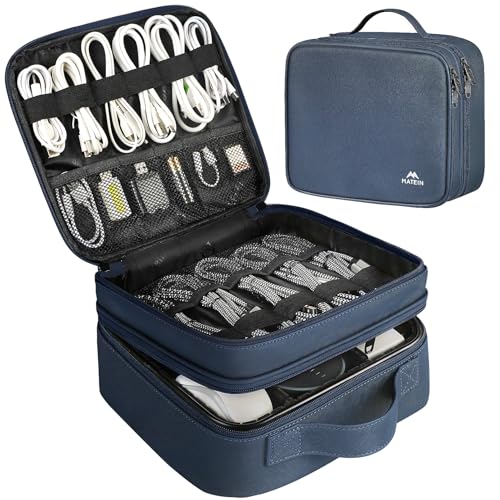 Cord Organizer Case with Adjustable Divider
