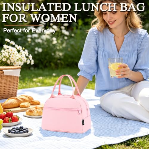 Lunch Bag Tote Bag Lunch Organizer Lunch Holder Insulated Lunch Cooler Bag for Women