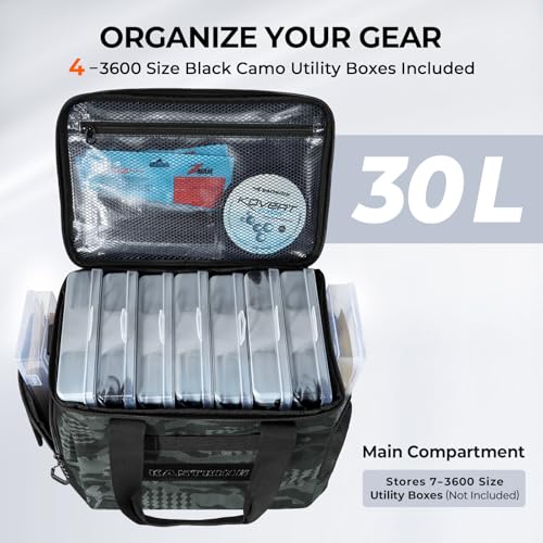 BaitSpace Tackle Bag with Removable Bait Binder