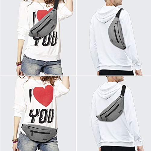 Crossbody Bags for Women Men Travel Essentials Fanny Pack Belt Bag