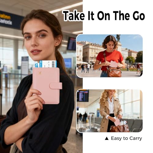 Premium Leather Passport Holder Covers Case