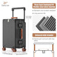 Aluminium Frame Carry on Luggage with Smooth Jelly Wheels