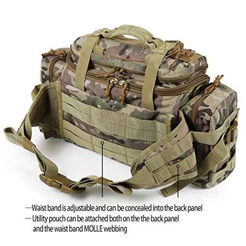 Tactical Range Bag Outdoor Sling Backpack Hiking Fanny Waist Pack