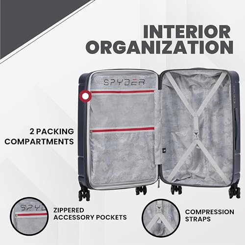 Carve 29 Inch Large Checked Baggage Expandable Hardside Upright Suitcase