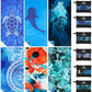 6 Pack Microfiber Beach Towel Oversized 71x32 Colorful Print Bulk (6 Count)
