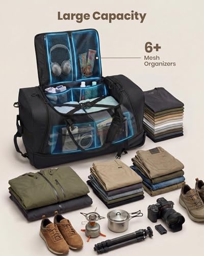 100L Rolling Duffle Bag with Wheels