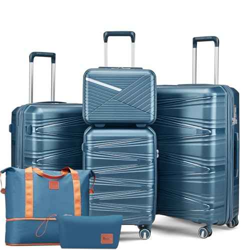 Luggage Sets 6 Piece Expandable Suitcase (6 Count)
