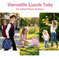 Neoprene Lunch Tote Insulated Thermal Reusable Lunch Bag Box for Boys Men with Zipper