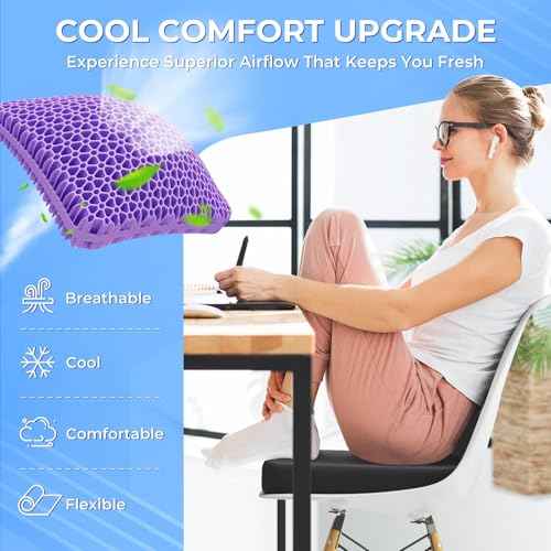 Gel Seat Cushion for Long Sitting