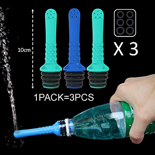 3PCS Pack Backpacking Bidet for Camping Portable Bidet Pipe for Toilet (3 Count)