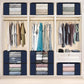 10 Pack Storage Bags for Clothes Blanket Storage Bins with Lids (10 Count)