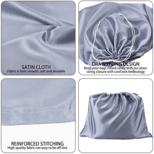 6 Pack Dust Bags for Handbags Silk Dust Cover Bag for Handbags Purses Shoes Boots (6 Count)