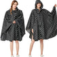 Waterproof Rain Poncho for Women Packable Hooded Raincoat with Pocket