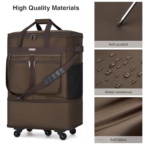 Expandable Luggage Bags for Travel Collapsible Suitcase with Wheels