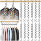 12 Pack Space Saving Hangers for Clothes Sturdy Metal Hangers Heavy Duty (12 Count)