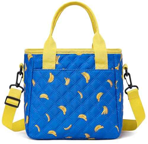 Cute Banana Lunch Box for Women Lunch Bags for Work Small Insulated LunchBag for Picnic Travel Shopping