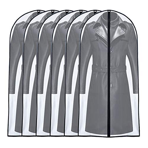 Garment Bags for Hanging Clothes 24'' x 55 '' (6 Count)