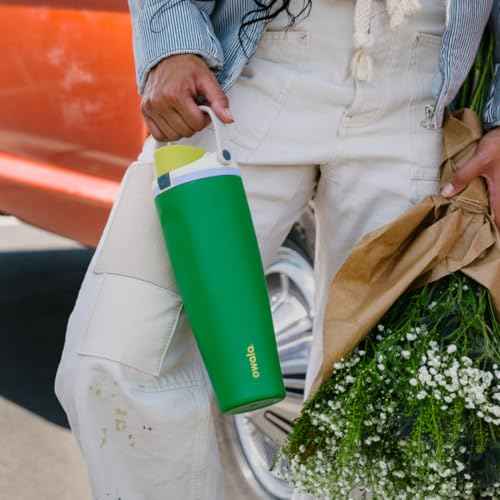 FreeSip Tumbler Stainless Steel Water Bottle 40 oz Putting Green