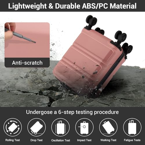 15'' Underseat Carry On Luggage Airline Approved Lightweight