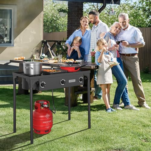 3 Burner Propane Gas Stove