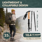 Folding Trekking Poles 7075 Aluminum Lightweight for Travel (2 Count)