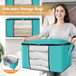 4 Pack Storage Bags for Clothes Blanket Storage Bins with Lids (4 Count)