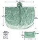 Waterproof Rain Poncho for Women Packable Hooded Raincoat with Pocket